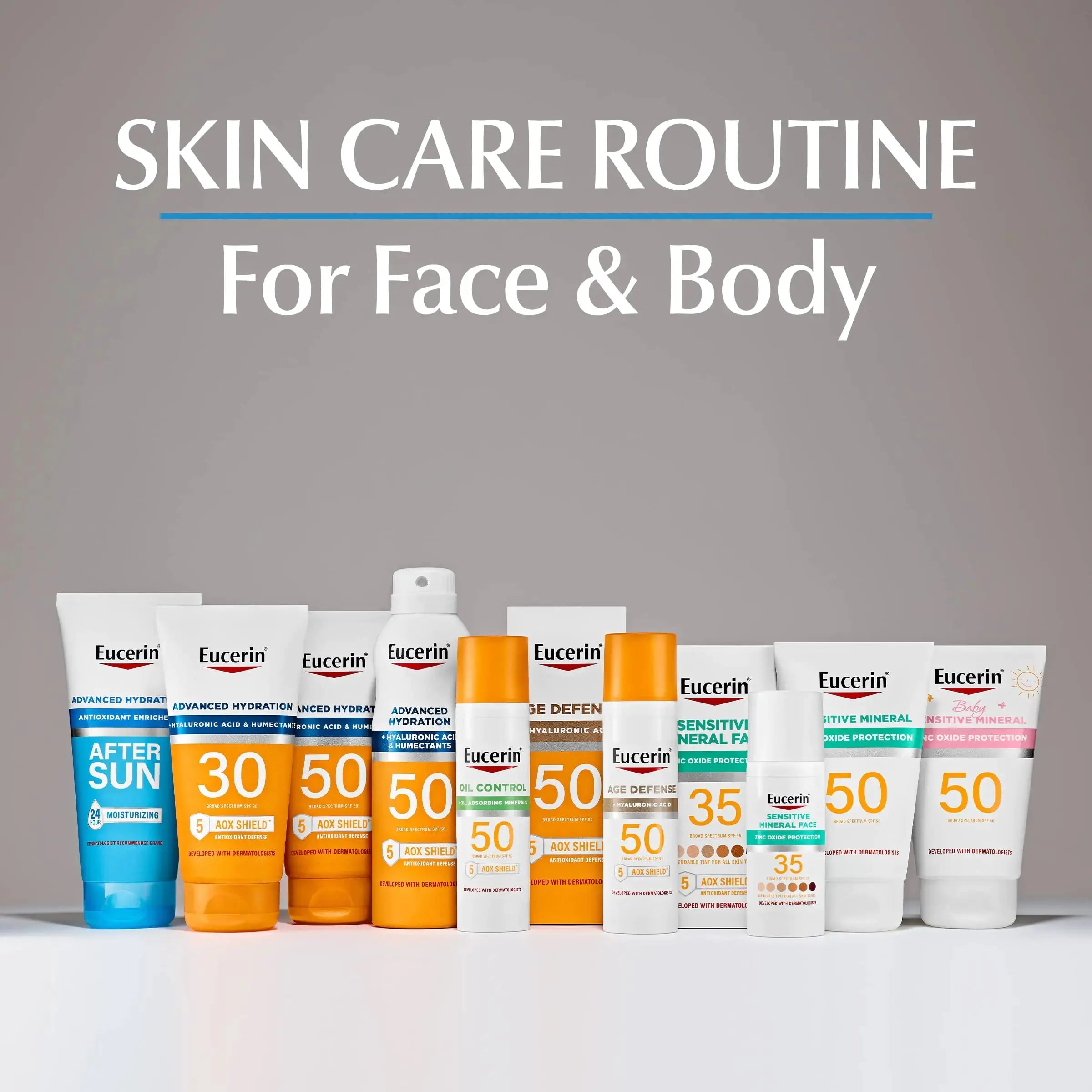 Eucerin Sun Tinted Mineral Face Sunscreen SPF 35 – Gentle Zinc Oxide Protection for Sensitive Skin - Vivareflex Online