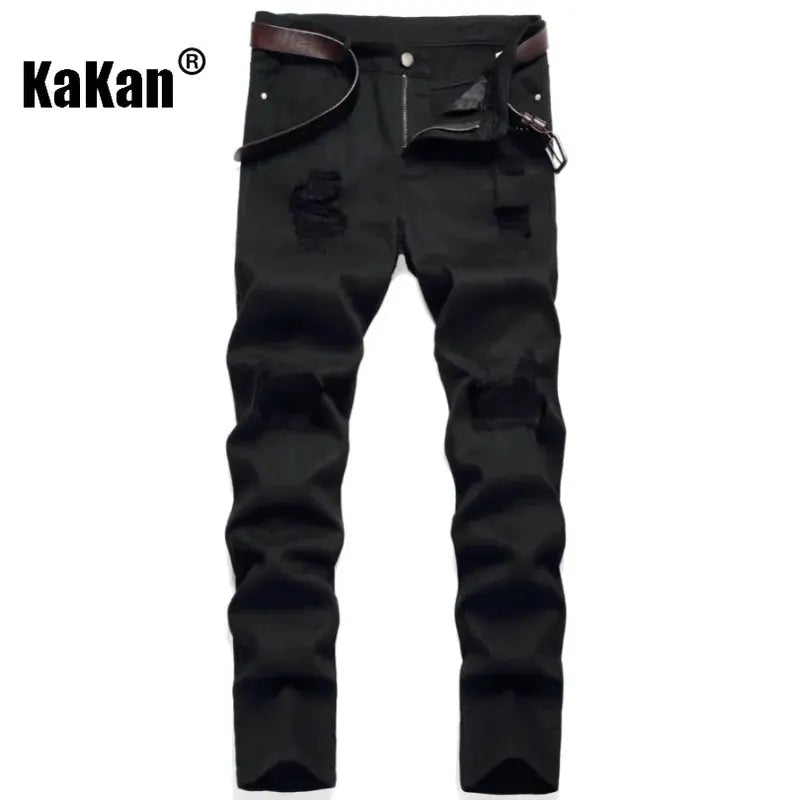 European and American New Distressed Casual Jeans for Men Vivareflex Online