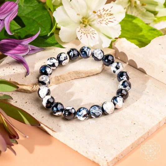 Exotic Orca Agate Bracelet of Deep Healing Conscious Items