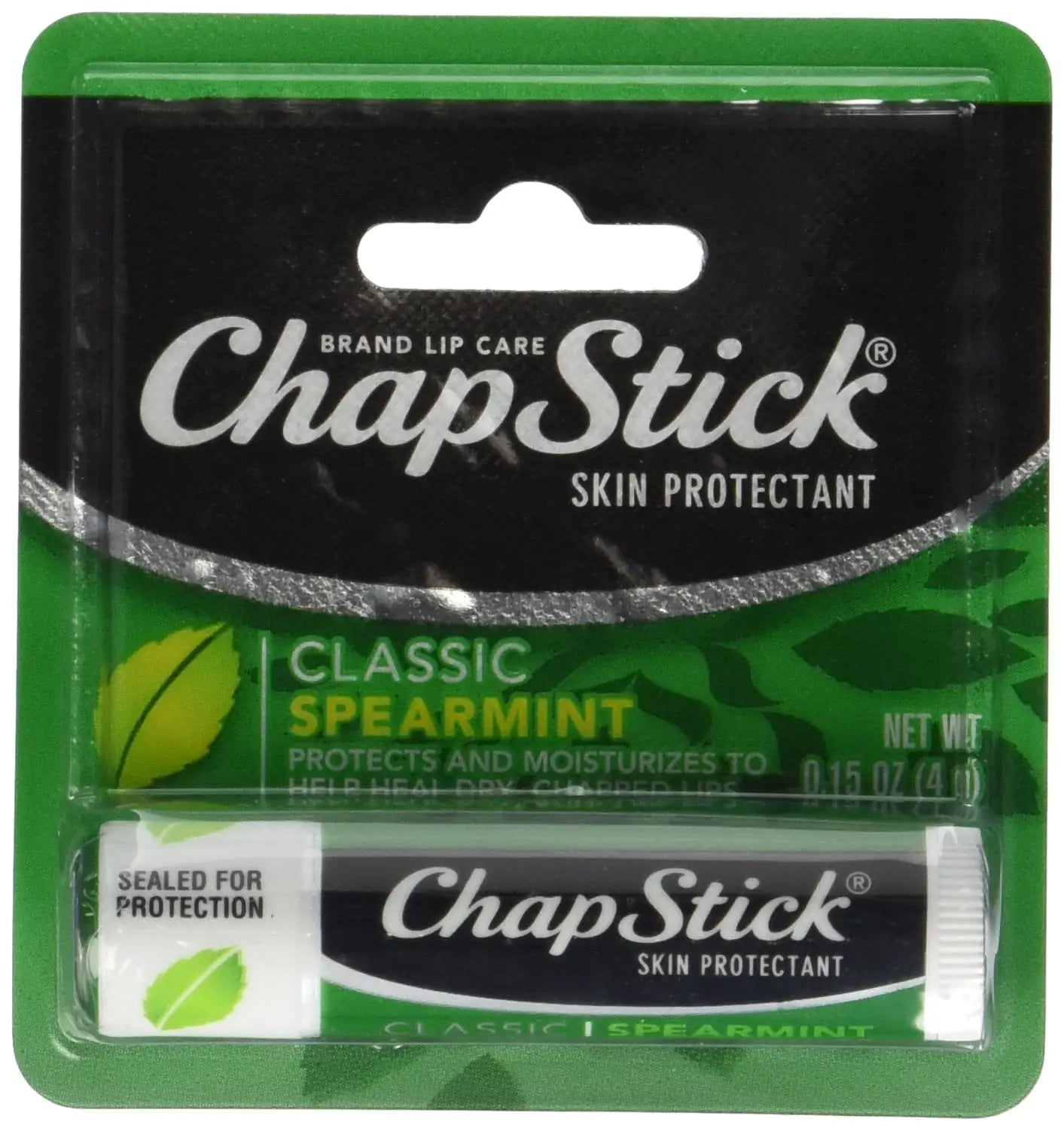 ChapStick Skin Protectant, Classic Spearmint 0.15 oz (Pack of 12) 0.15 Ounce (Pack of 12) - Vivareflex Online