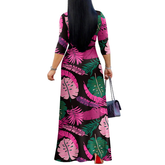 FANDEE Plus Size Maxi Dress Women_Vivareflex_Online