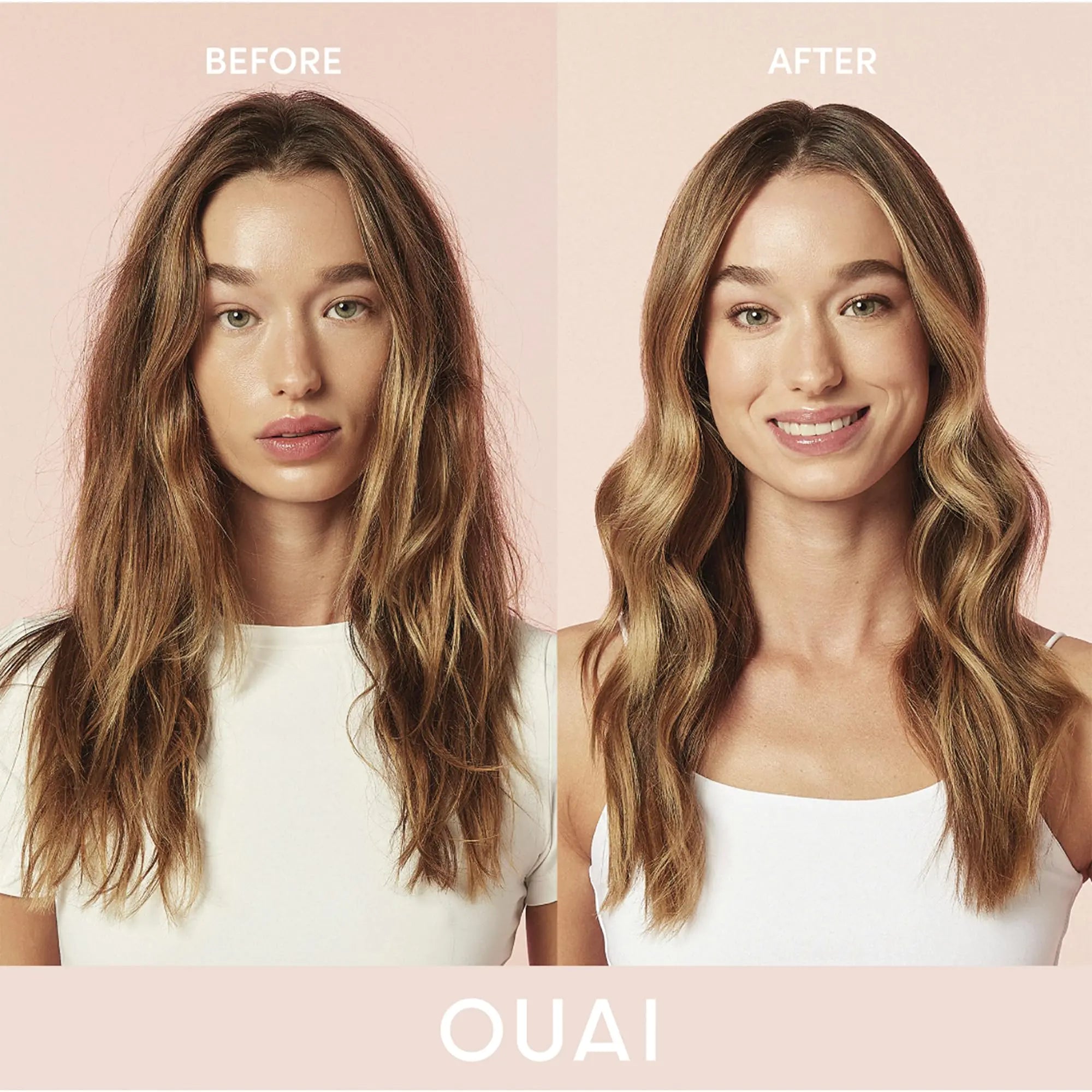 OUAI Anti Frizz Cream - Moisturizing Hair Cream with Frizz Control & Heat Protection - Provides Lasting Hydration with Jackfruit & Beetroot Extract - Paraben, Phthalate & Sulfate Free (6 oz) 6 Ounce (Pack of 1)