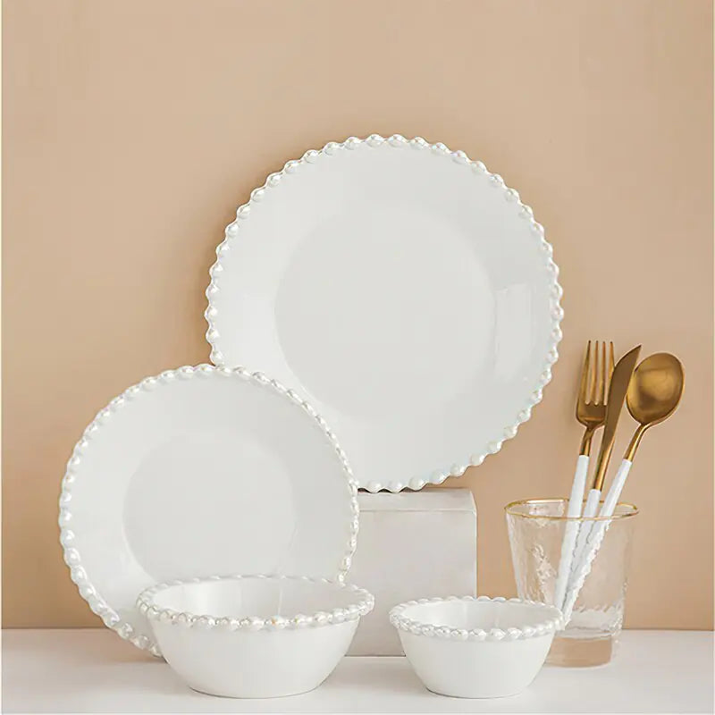 Ceramic Tableware Set Nordic Creative Pearls - Vivareflex Online