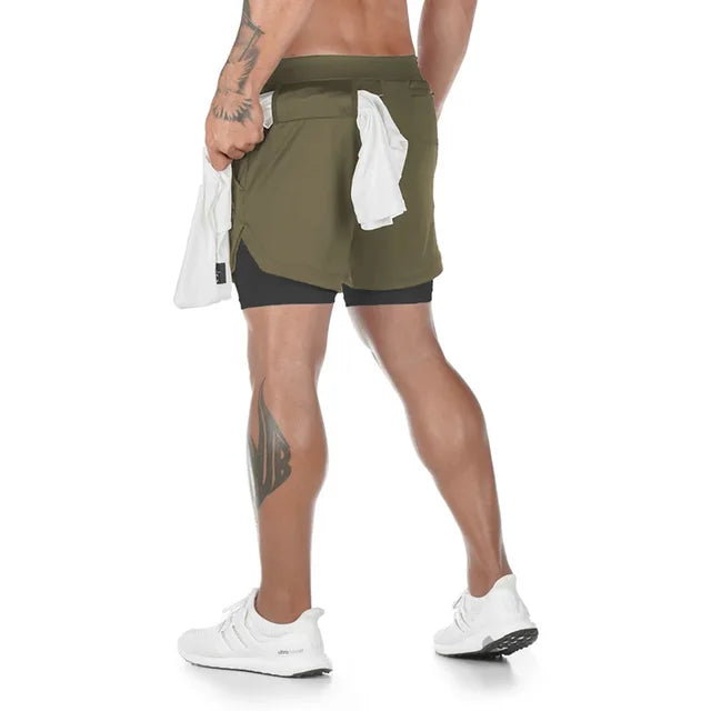 Camo Running Shorts Men Gym Sports Vivareflex Online