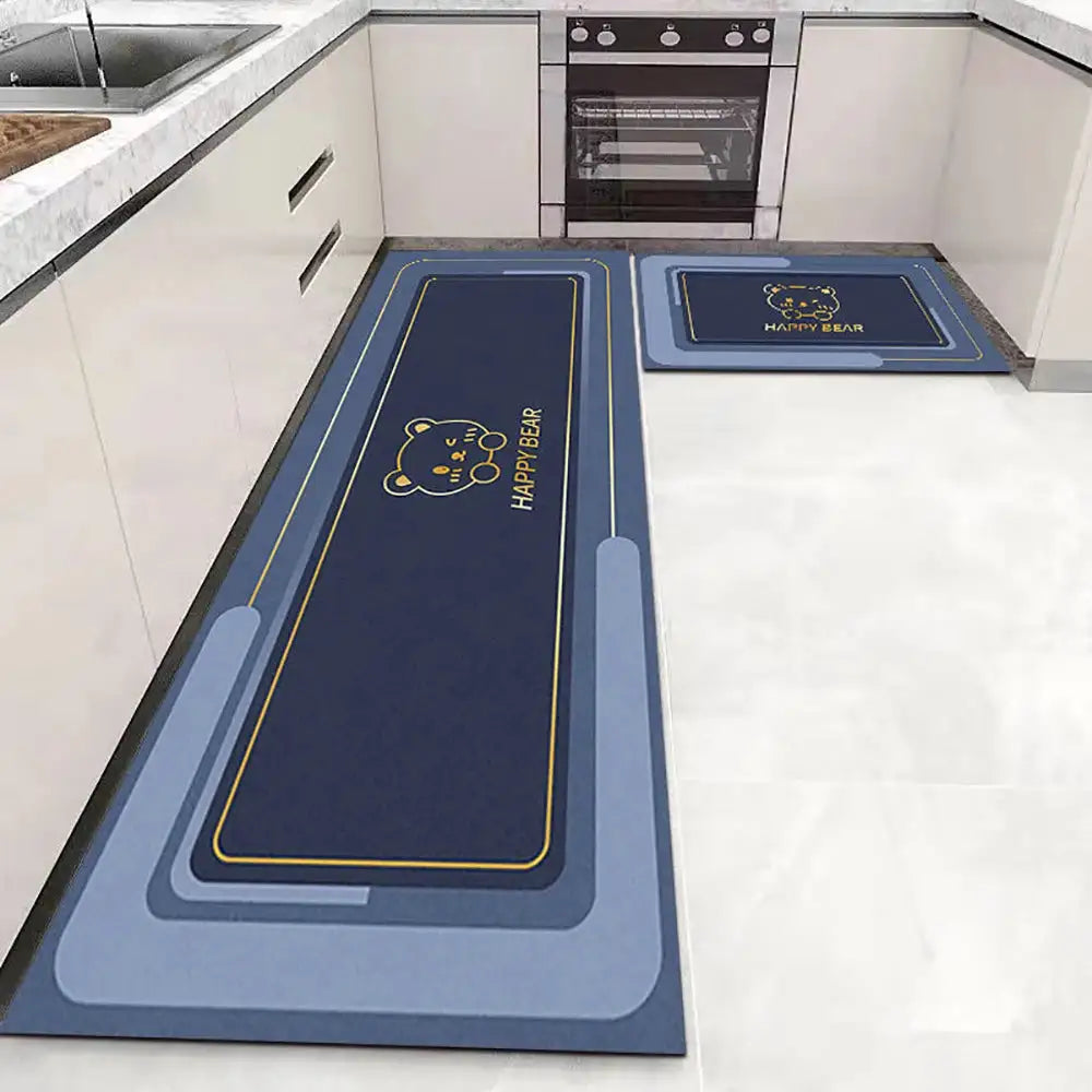 Tapis de cuisine antidérapant moderne