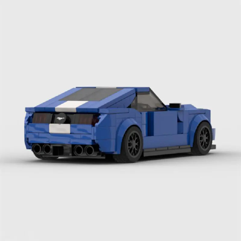 MOC Ford Mustang Hoonicorn Car Speed Champion Racer Building Block - Vivareflex Online