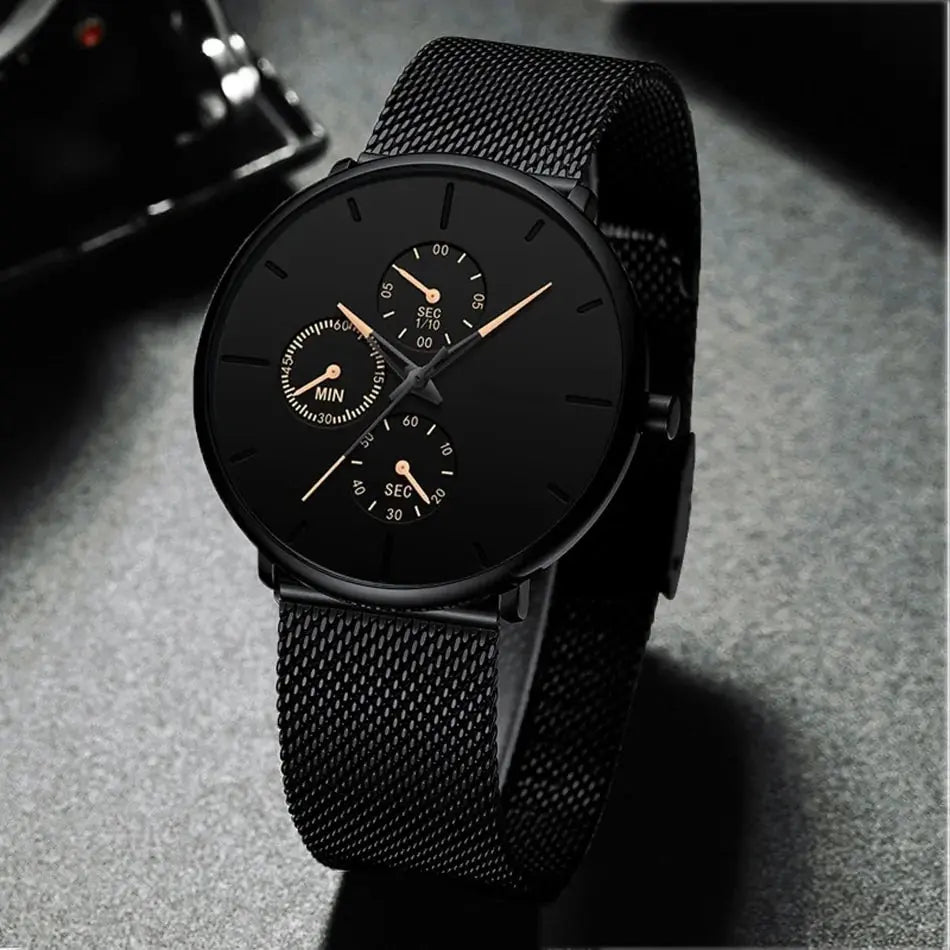 Fashion Business Watches For Men Top Brand Luxury Steel Vivareflex Online