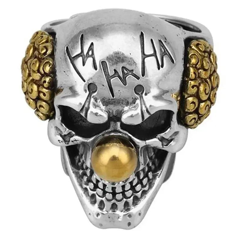 Fashion Men Skull Ring Joker Face Vivareflex Online