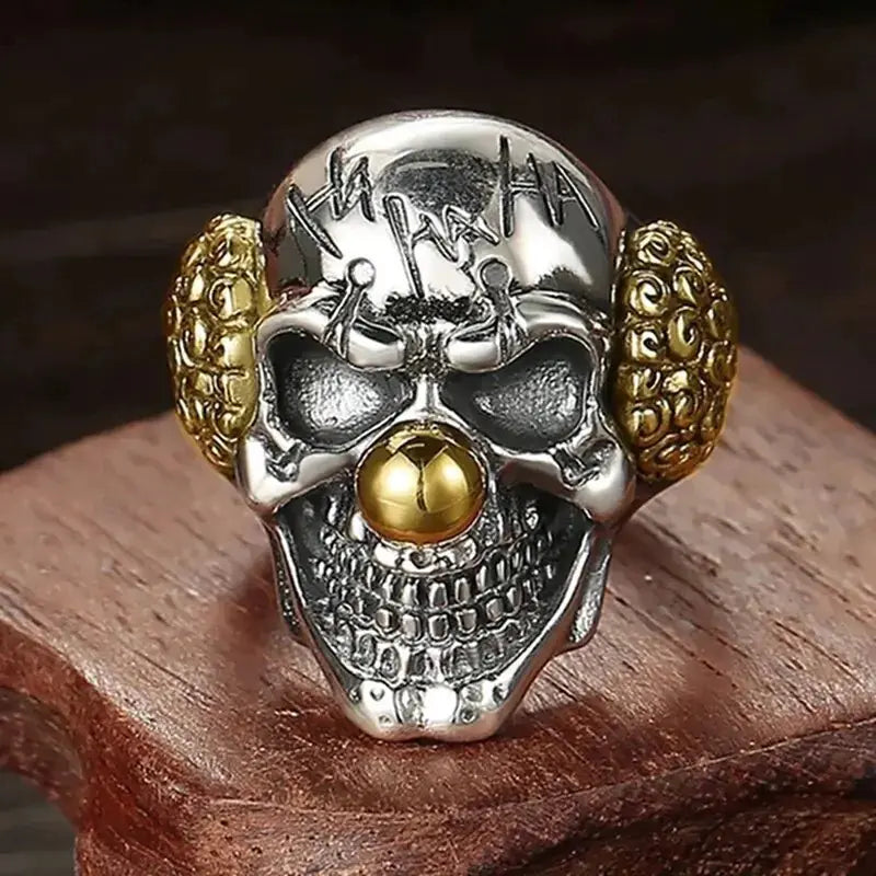 Fashion Men Skull Ring Joker Face Vivareflex Online