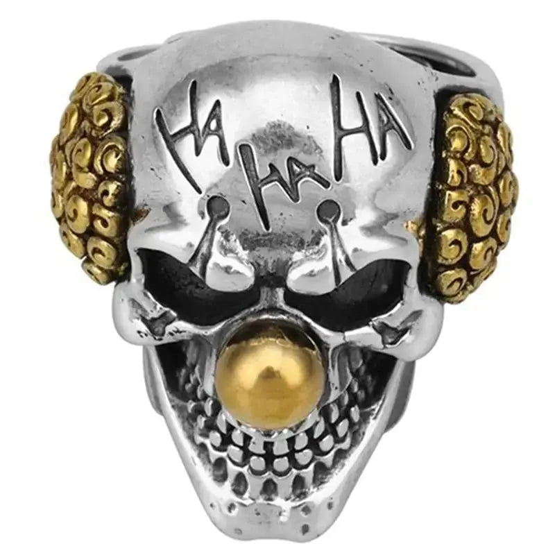 Fashion Men Skull Ring Joker Face Vivareflex Online