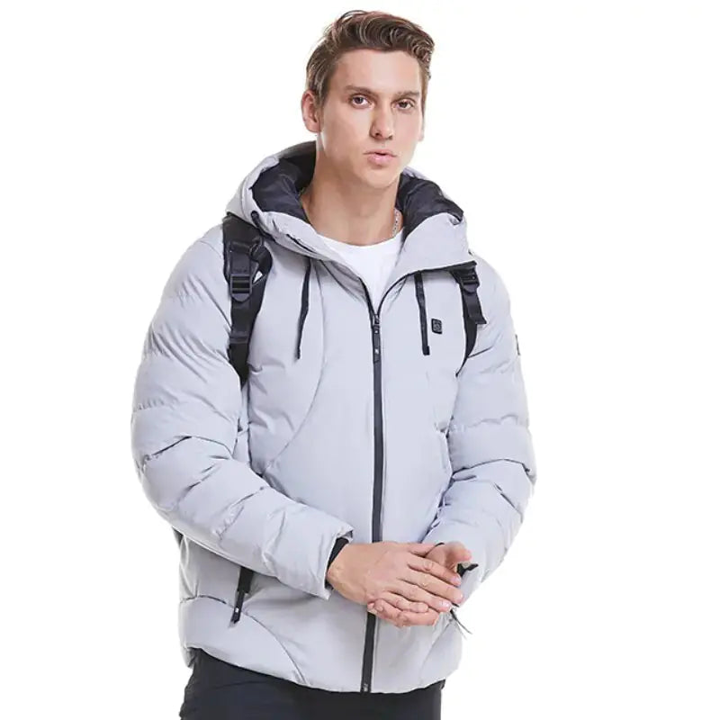 Fashion Men Women Electric Heated Jacket Heating Waistcoat USB Thermal Warm Cloth Feather Hot Sale Plus Size Winter Jacket Vivareflex Online