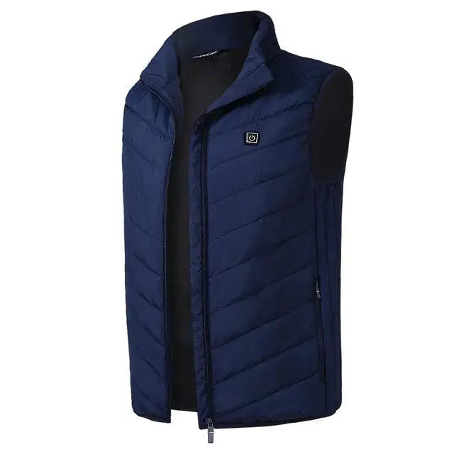 Fashion Men Women Electric Heated Jacket Heating Waistcoat USB Thermal Warm Cloth Feather Hot Sale Plus Size Winter Jacket Vivareflex Online