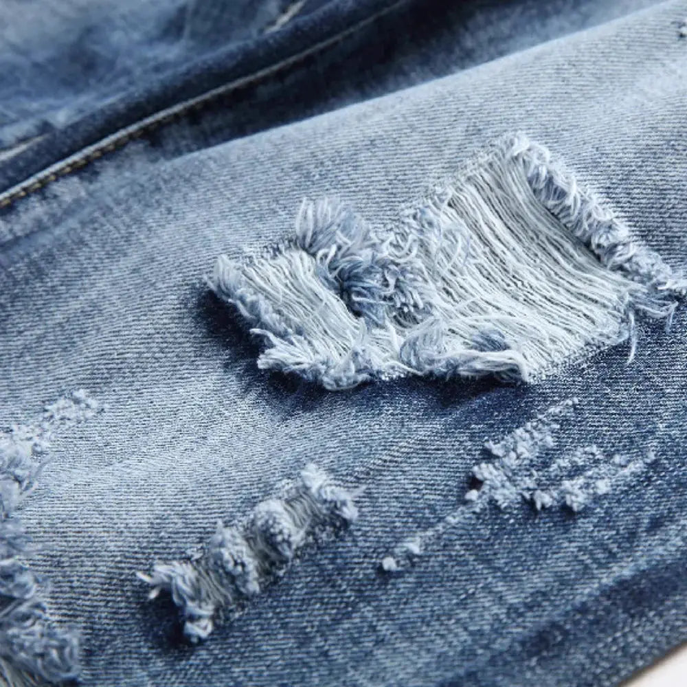 Fashionable Ripped Skinny Jeans for Men Vivareflex Online