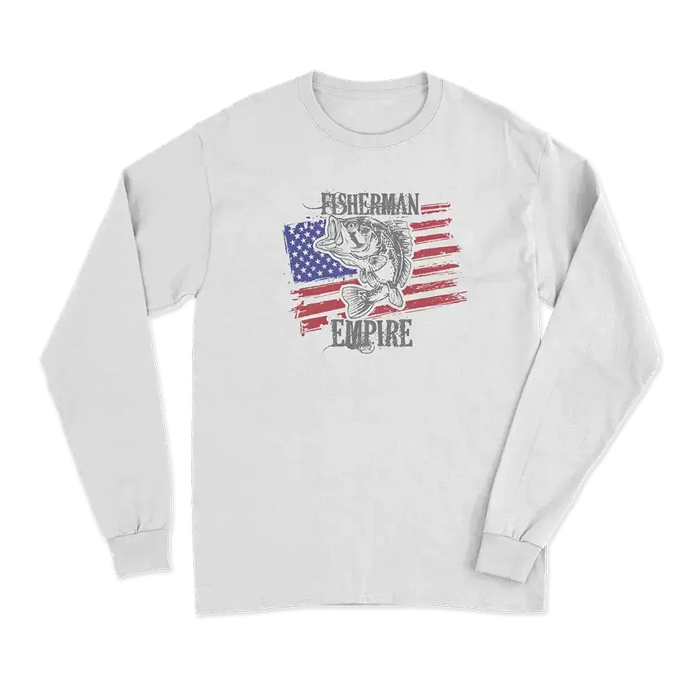 Fisherman American Empire Color Men Long Sleeve Shirt Vivareflex Online