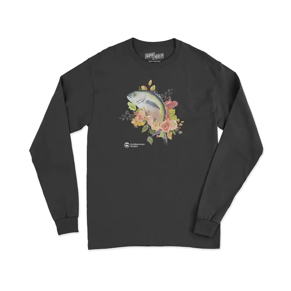 Fishing Flower' Men Long Sleeve Shirt Vivareflex Online