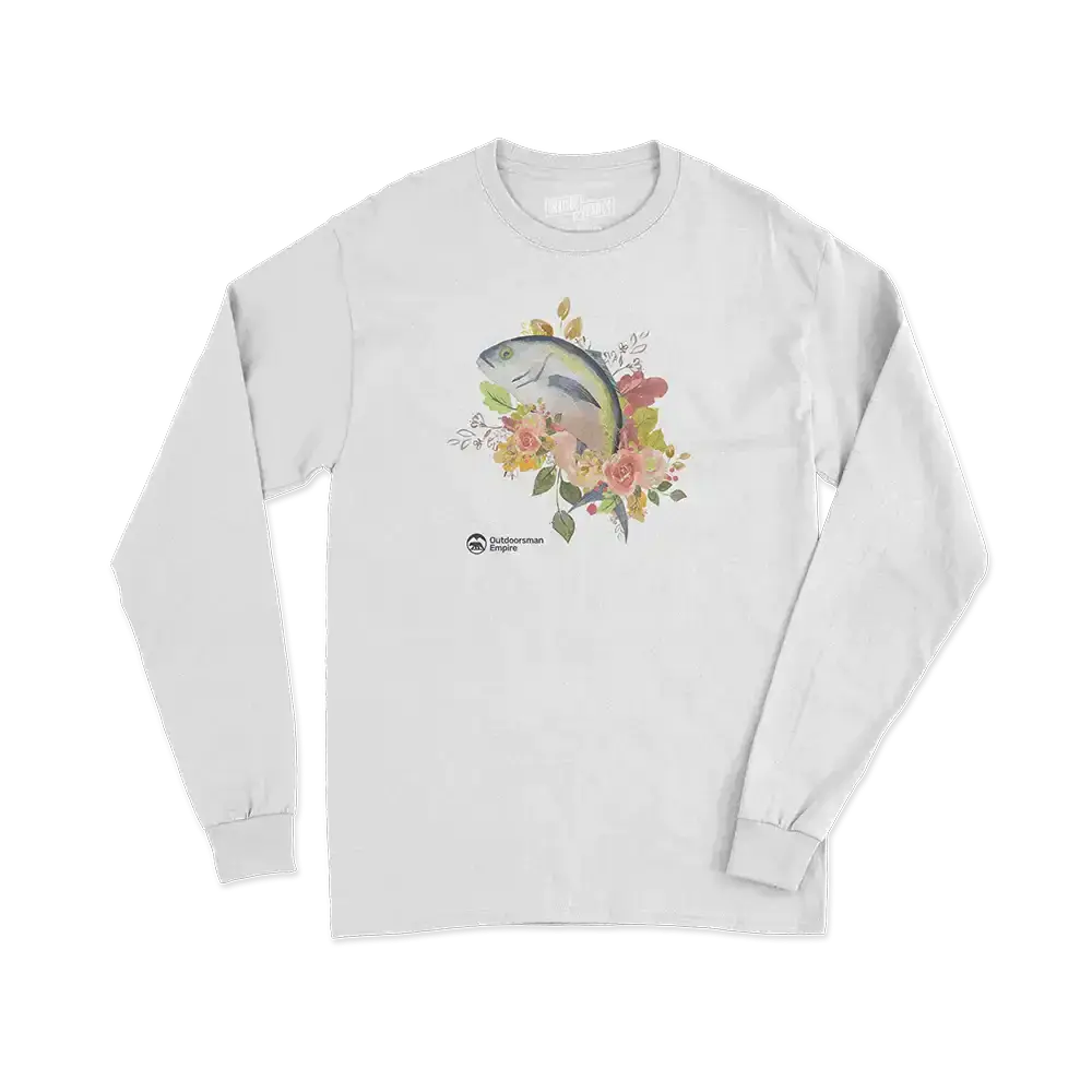 Fishing Flower' Men Long Sleeve Shirt Vivareflex Online