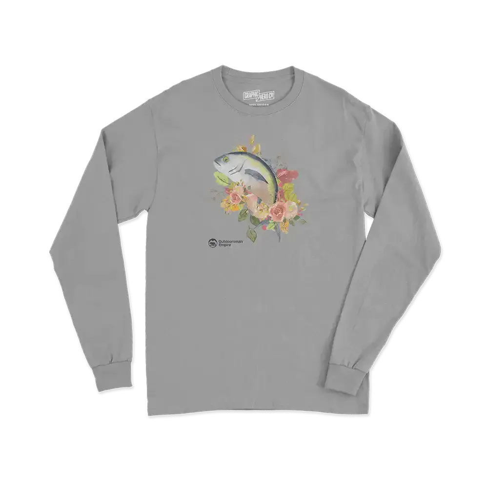 Fishing Flower' Men Long Sleeve Shirt Vivareflex Online