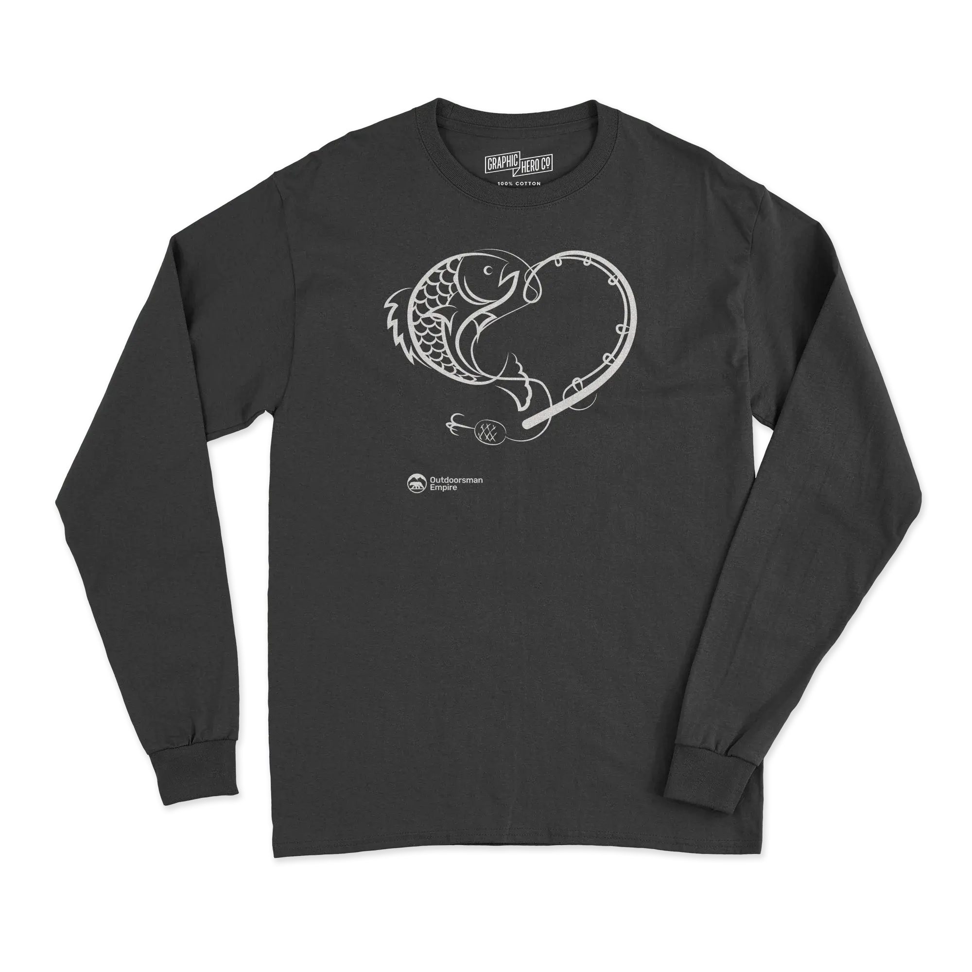 Fishing Heart' Men Long Sleeve Shirt Vivareflex Online
