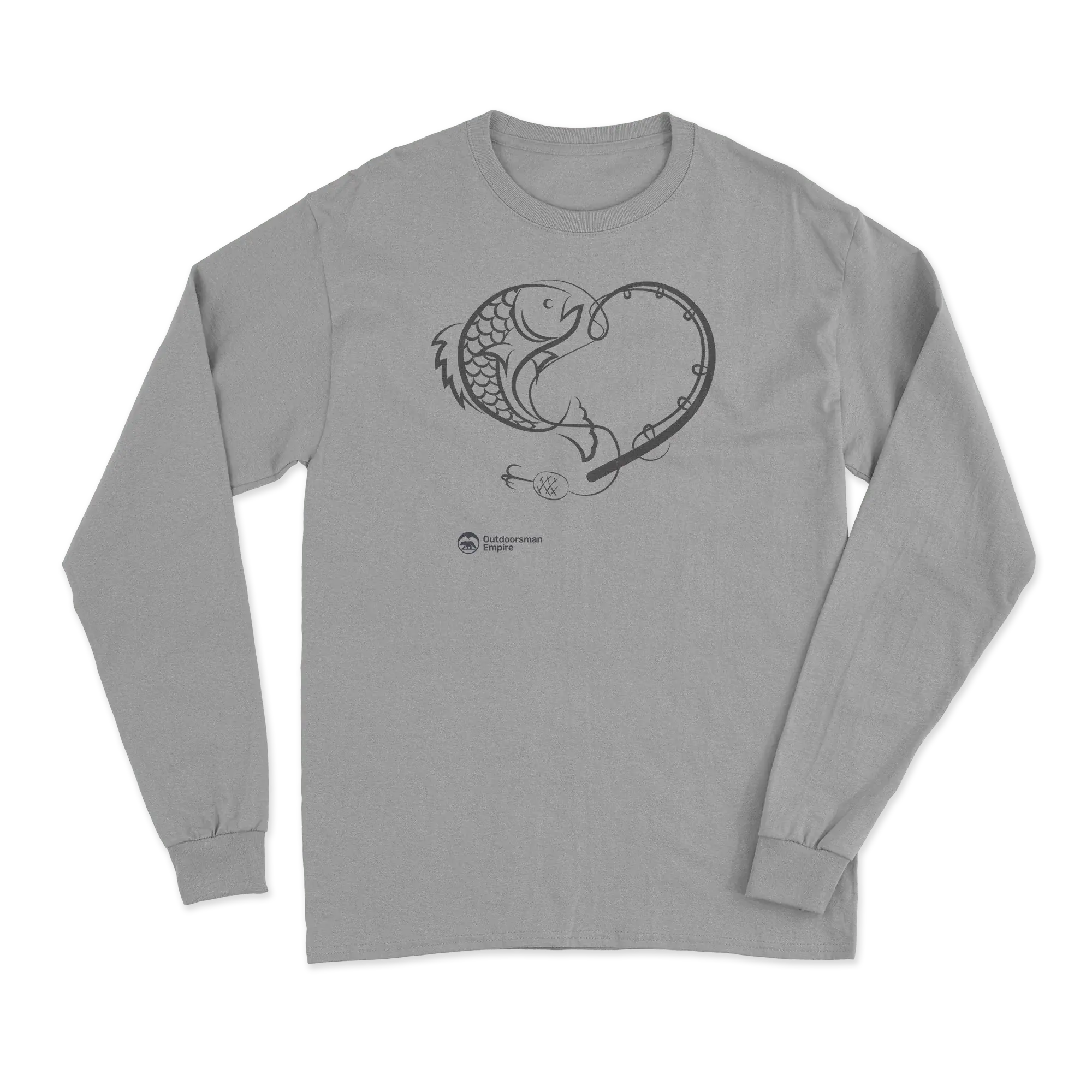 Fishing Heart' Men Long Sleeve Shirt Vivareflex Online