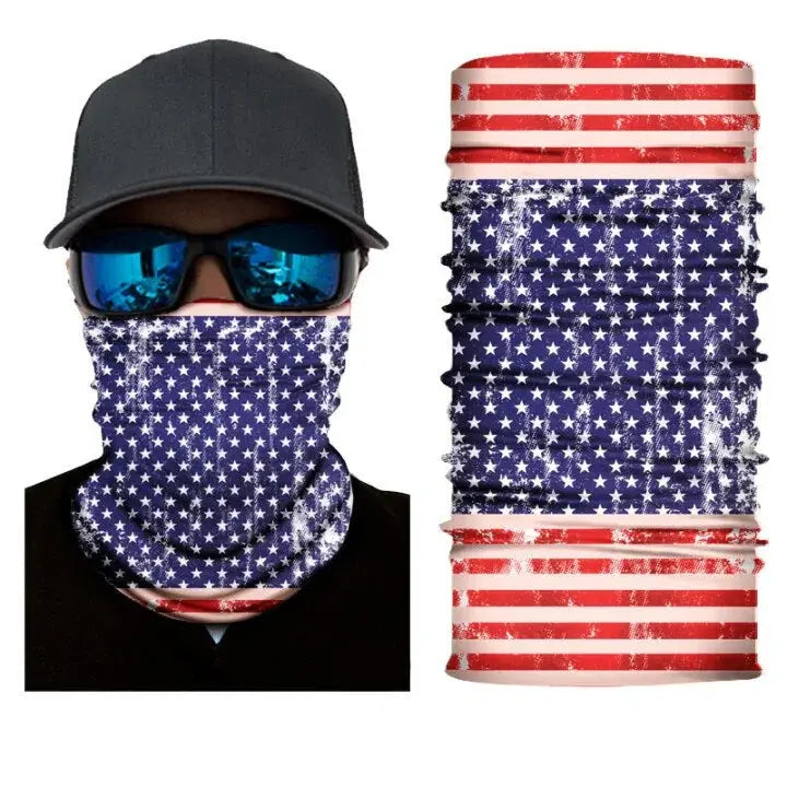 Flag Face Bandana: Multi-functional Outdoor Accessory for Men Vivareflex Online