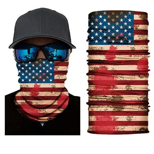 Flag Face Bandana: Multi-functional Outdoor Accessory for Men Vivareflex Online