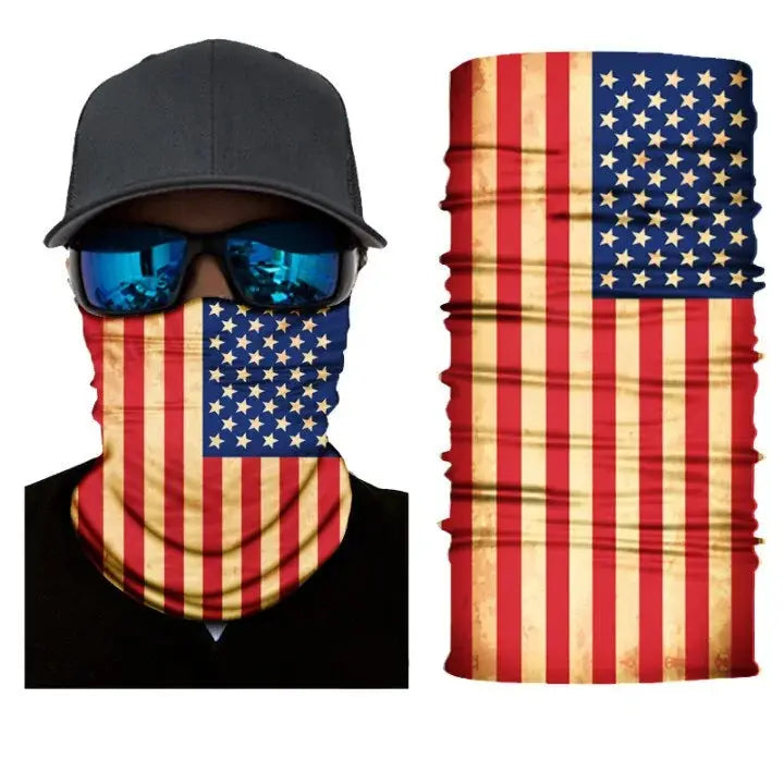 Flag Face Bandana: Multi-functional Outdoor Accessory for Men Vivareflex Online