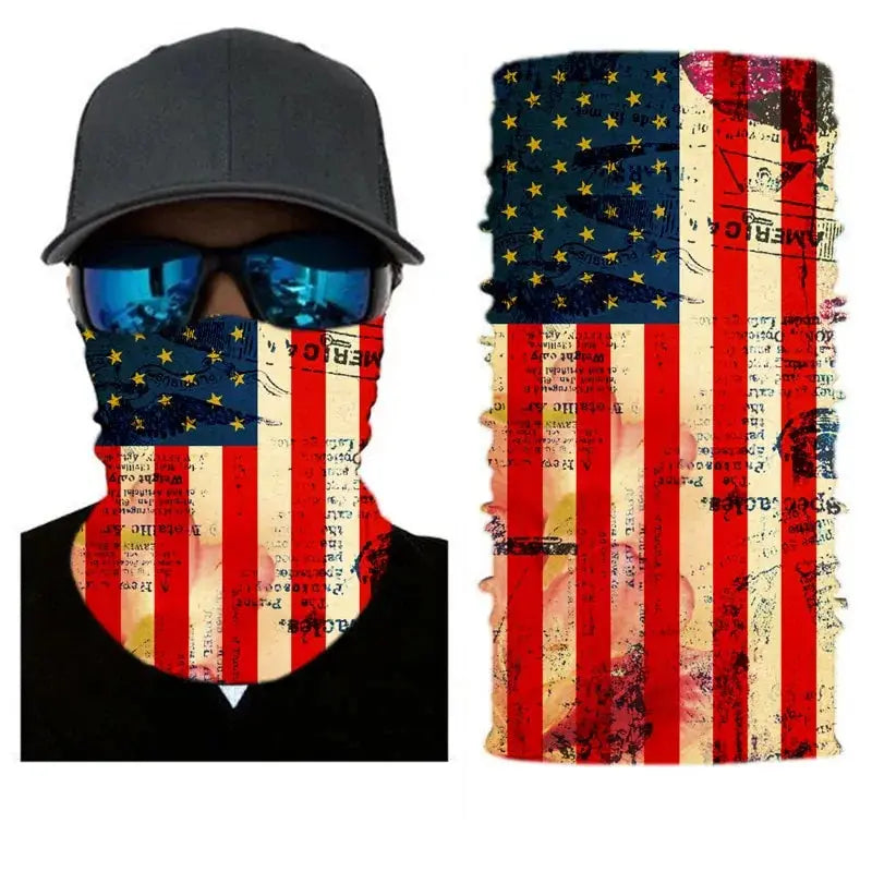 Flag Face Bandana: Multi-functional Outdoor Accessory for Men Vivareflex Online