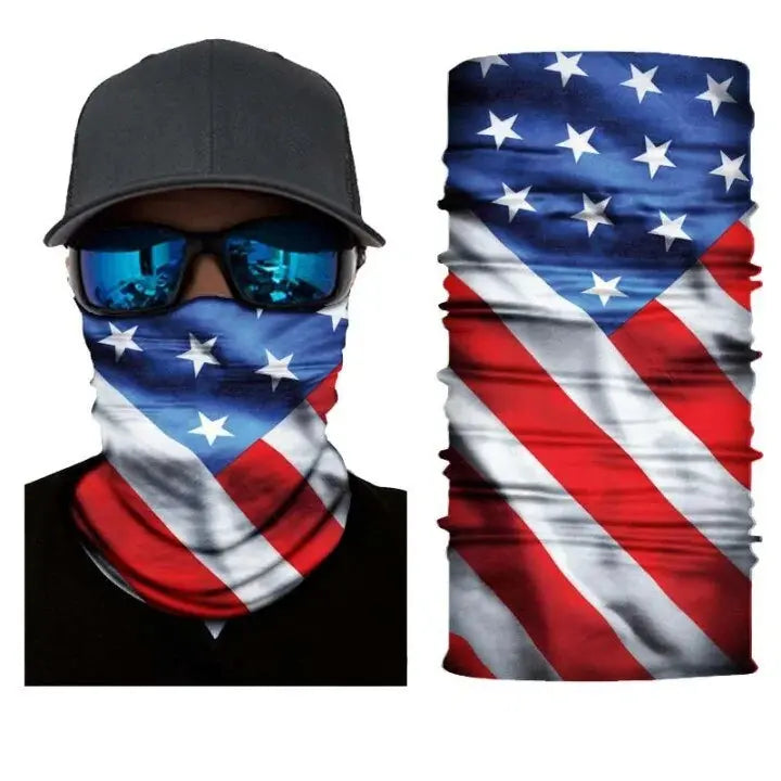 Flag Face Bandana: Multi-functional Outdoor Accessory for Men Vivareflex Online