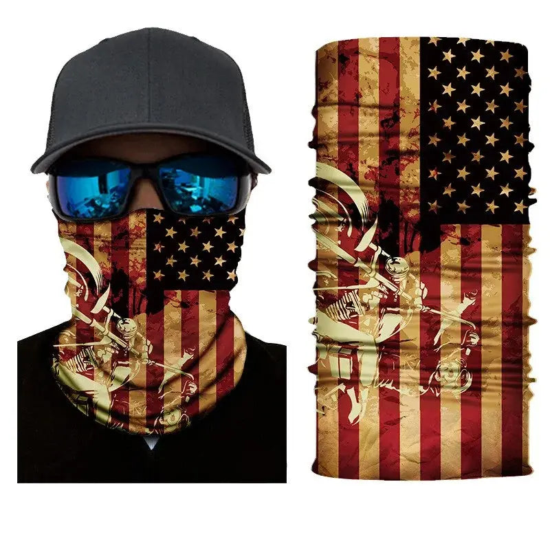 Flag Face Bandana: Multi-functional Outdoor Accessory for Men Vivareflex Online