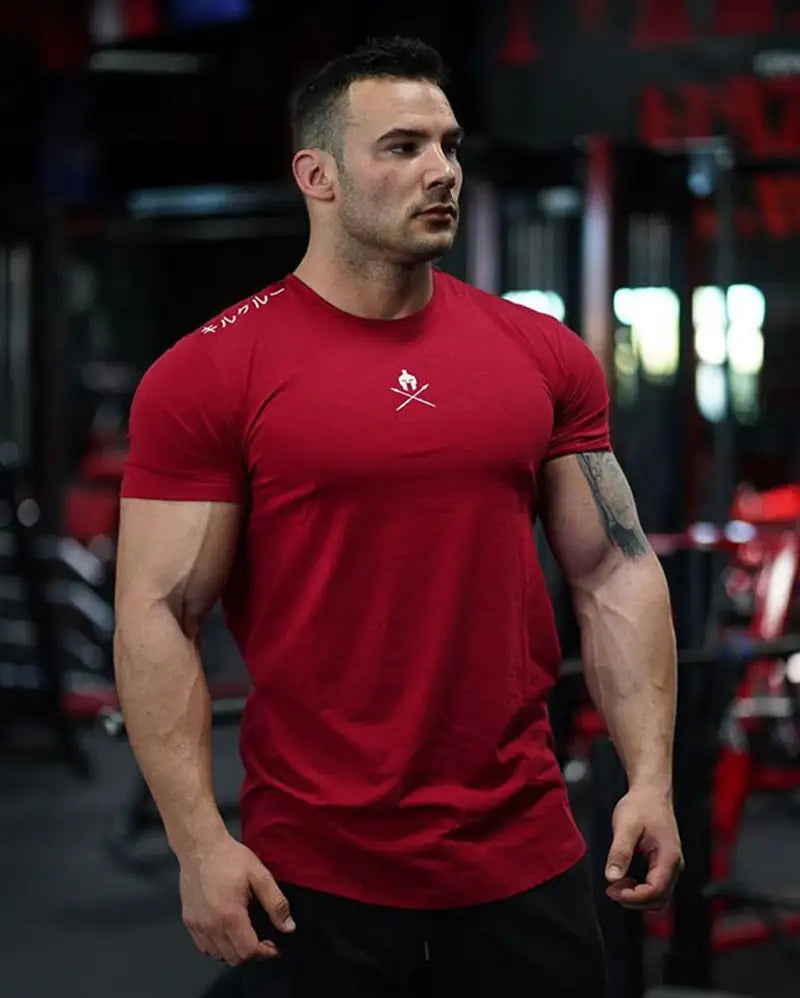 Men T Shirts Fashion Summer Bodybuilding Letter Vivareflex Online