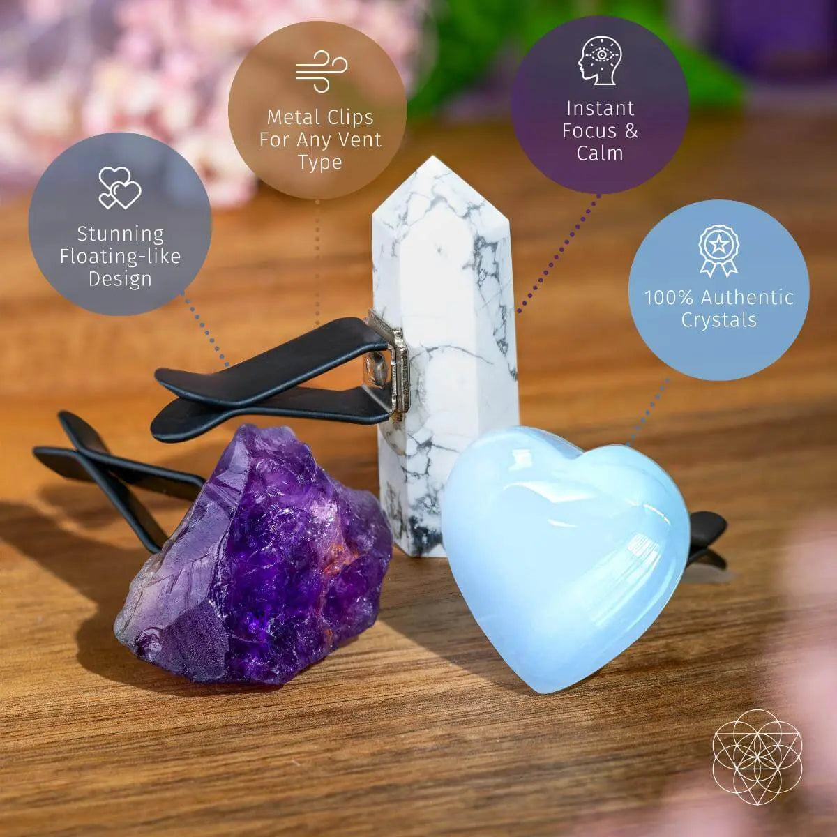 Focused Driver - Crystal Car Kit of Protection Conscious Items