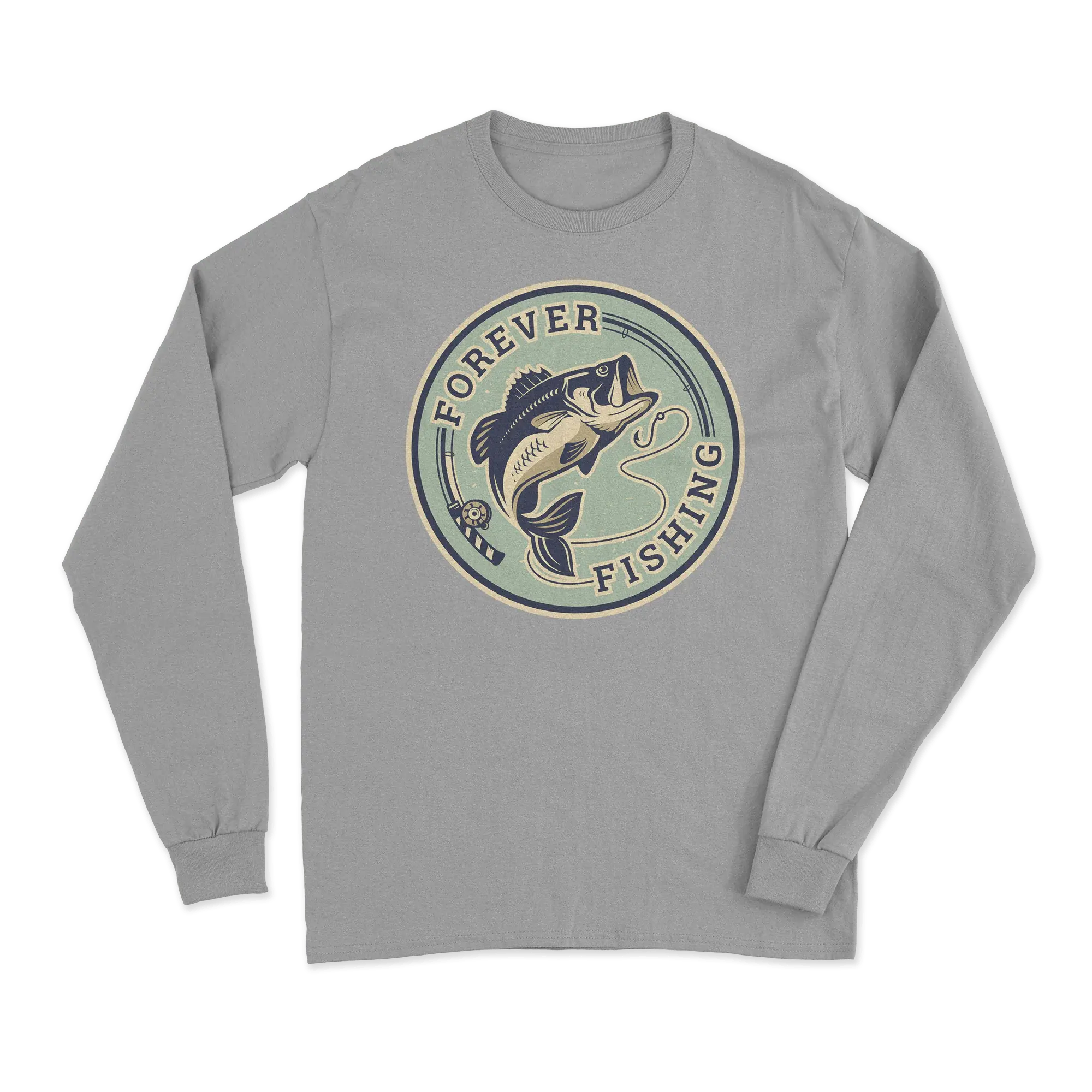 Forever Fishing Men Long Sleeve Shirt Vivareflex Online