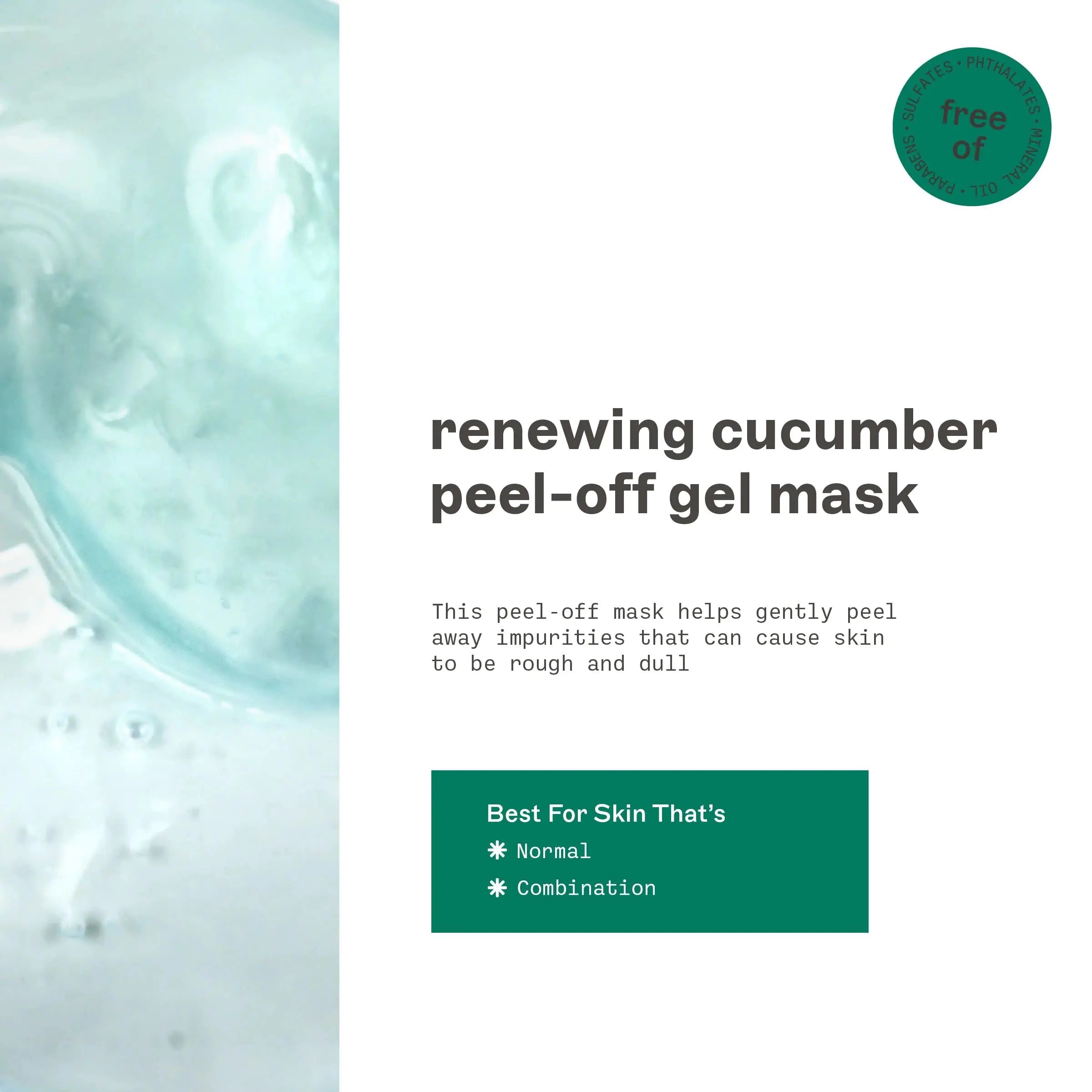 Freeman Renewing Cucumber Peel-Off Gel Facial Mask_Vivareflex_Online