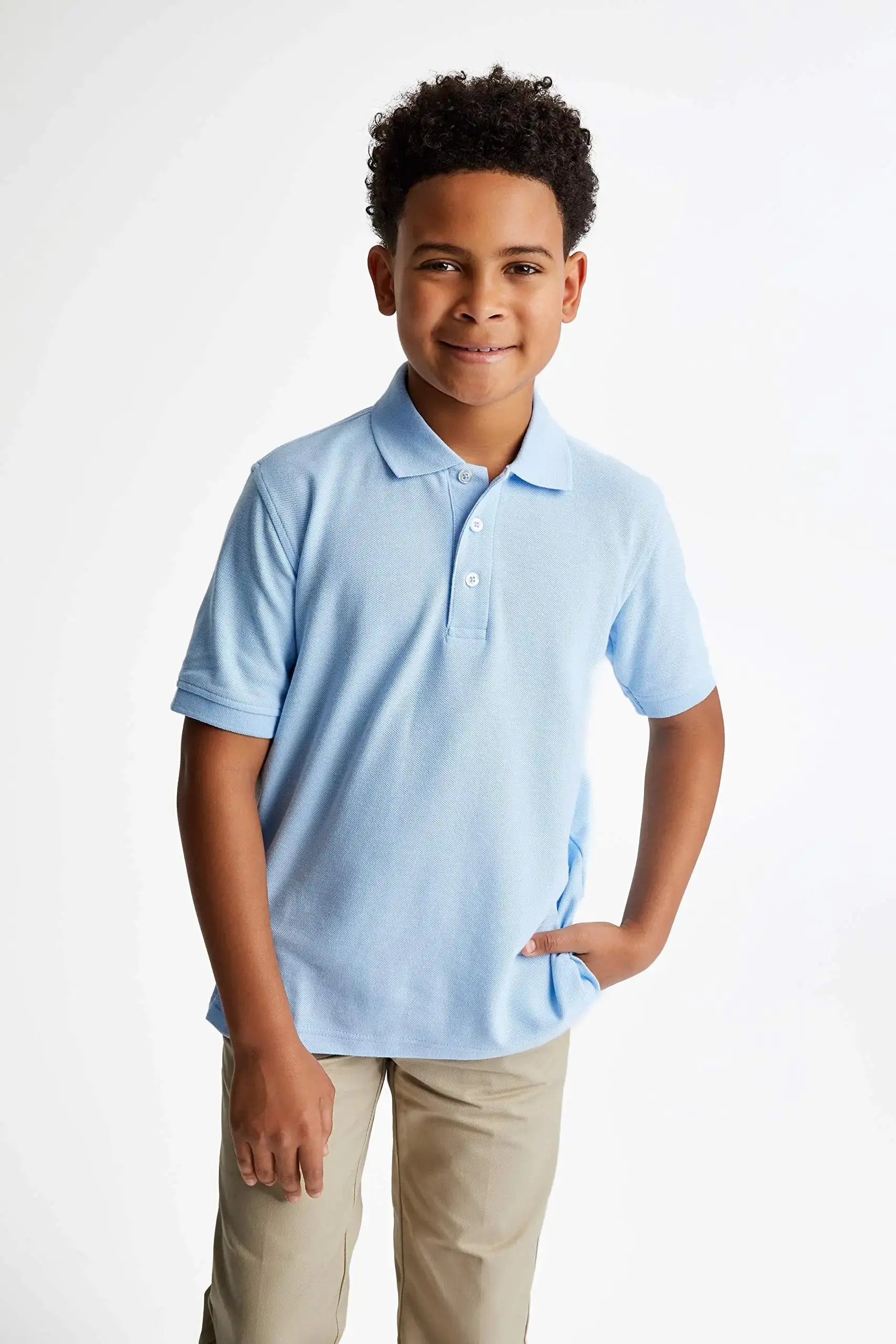 French Toast Boys' Short Sleeve Pique Polo Shirt_Vivareflex_Online