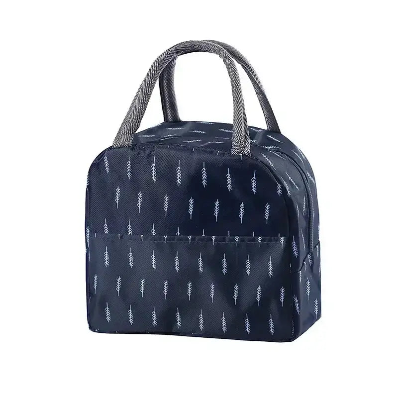 Functional Insulated Oxford Lunch Bag Flower Pattern Cooler Lunch Box Bags Thermal Food Picnic Lunch Bags for Women Kids Ultimate Bag Store