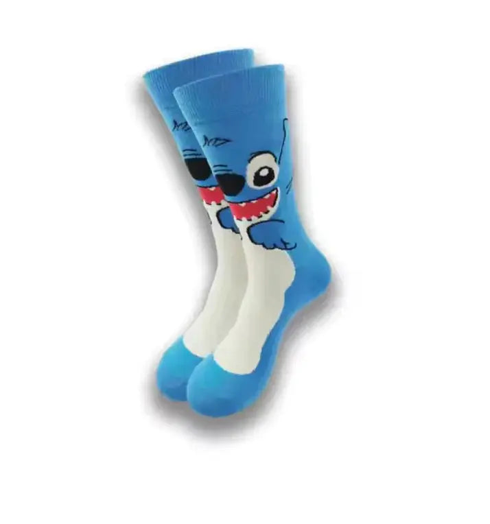 Funny Cartoon Anime 200-Needle Socks – Breathable Cotton Gift for Men and Women Vivareflex Online