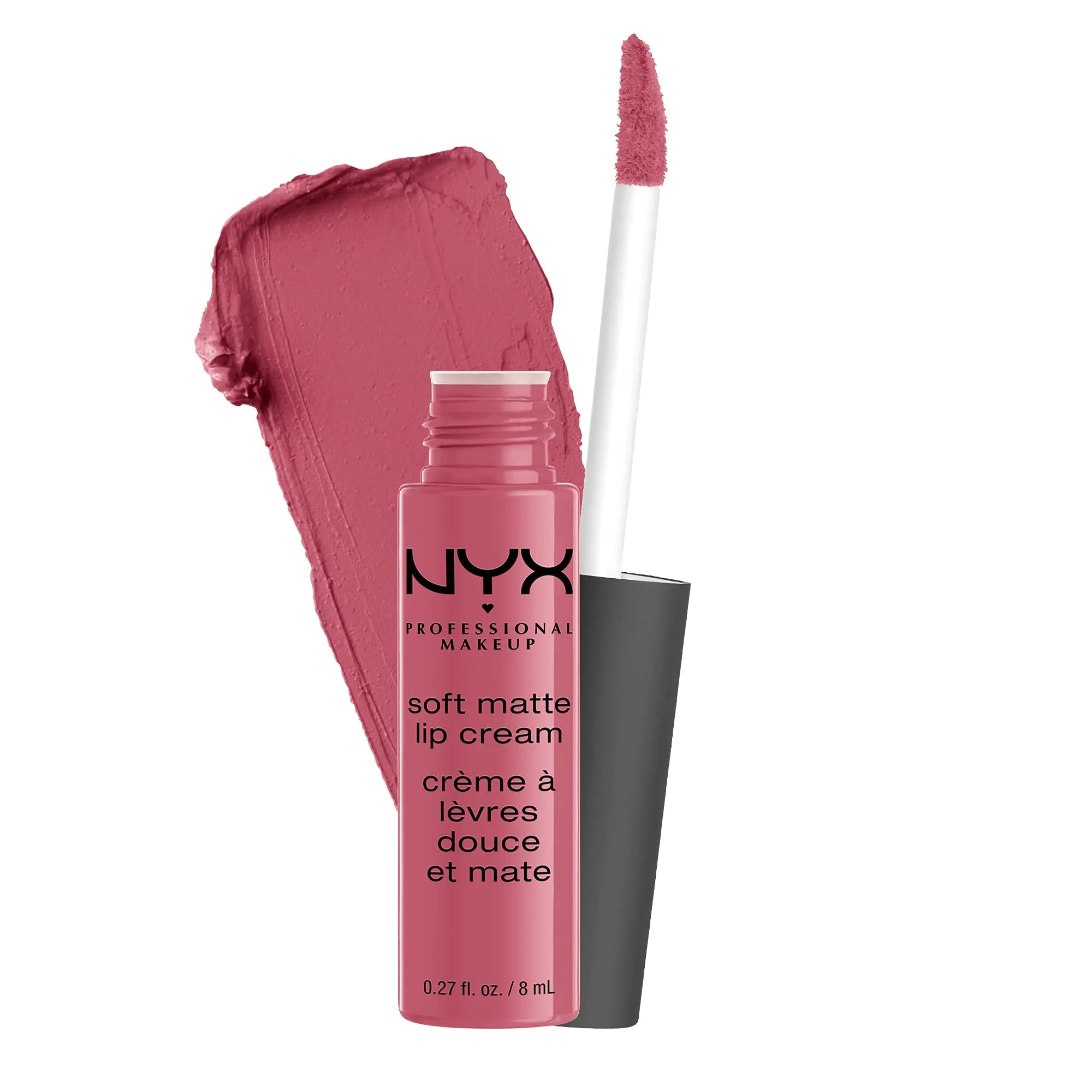 NYX PROFESSIONAL MAKEUP Soft Matte Lip Cream, Lightweight Liquid Lipstick - Montreal (Mauvey Pink) 0.27 Fl Oz - Vivareflex Online