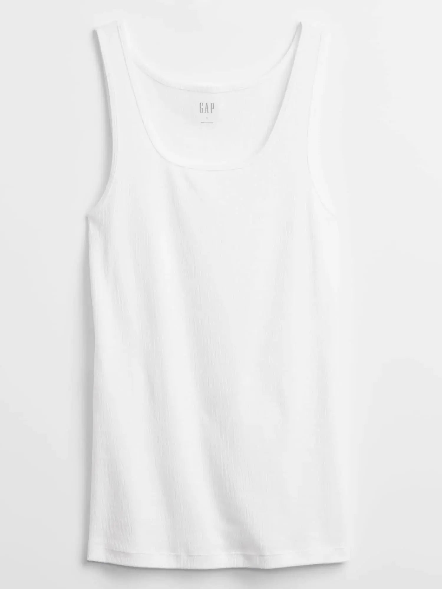 GAP Women's Ribbed Tank Top Small Petite Optic White - Vivareflex Online