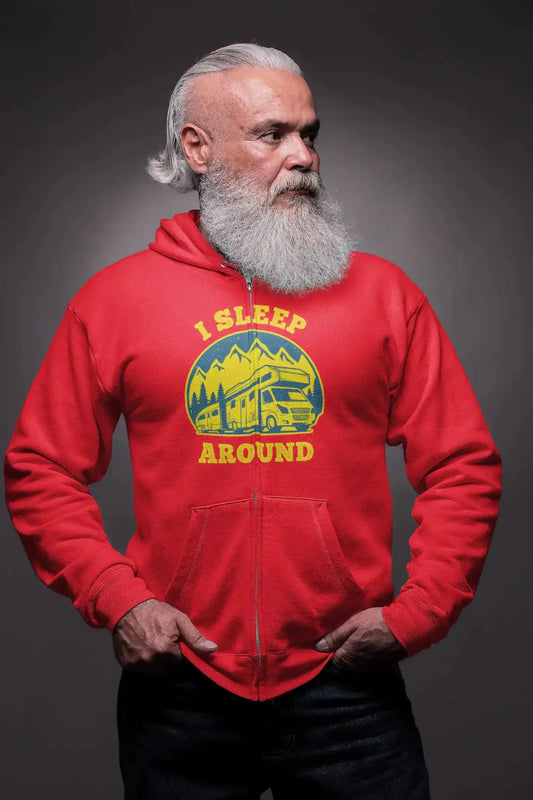 I Sleep Around Zip Hoodie for Men Vivareflex Online