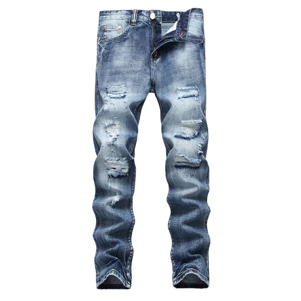 Fashionable Ripped Skinny Jeans for Men Vivareflex Online