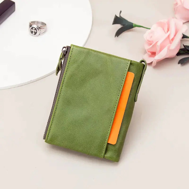 Genuine Leather Wallets for Women Short Bifold Fashion Women Vivareflex Online
