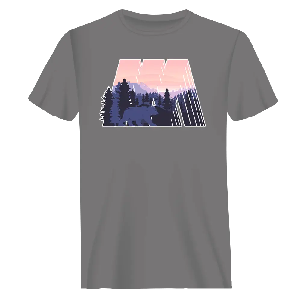 Geometric Camping T-Shirt for Men Vivareflex Online