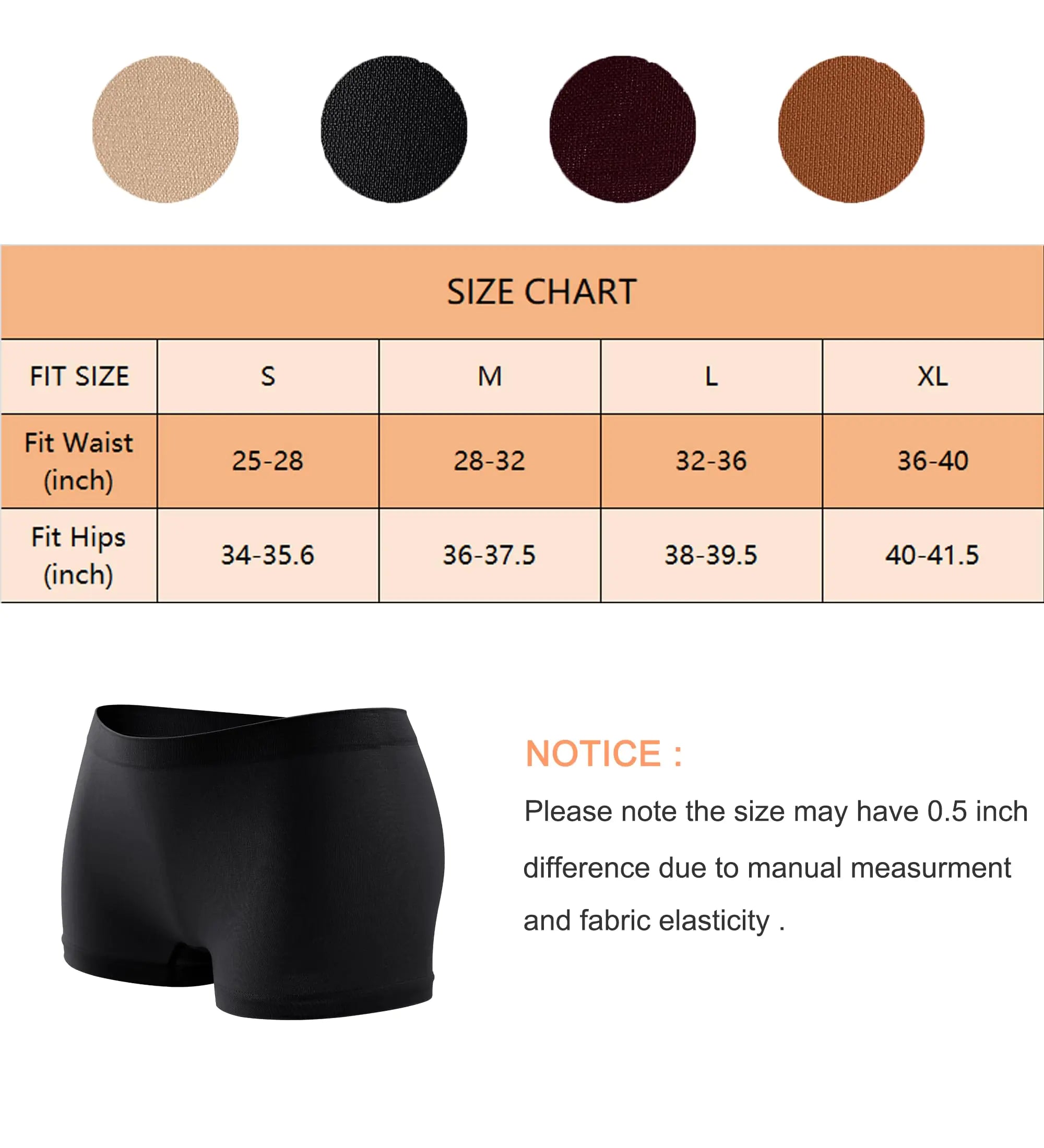 Womens Boyshorts Underwear Seamless Boxer Briefs Full Coverage Soft Stretch Boxer Shorts For Women - Vivareflex Online