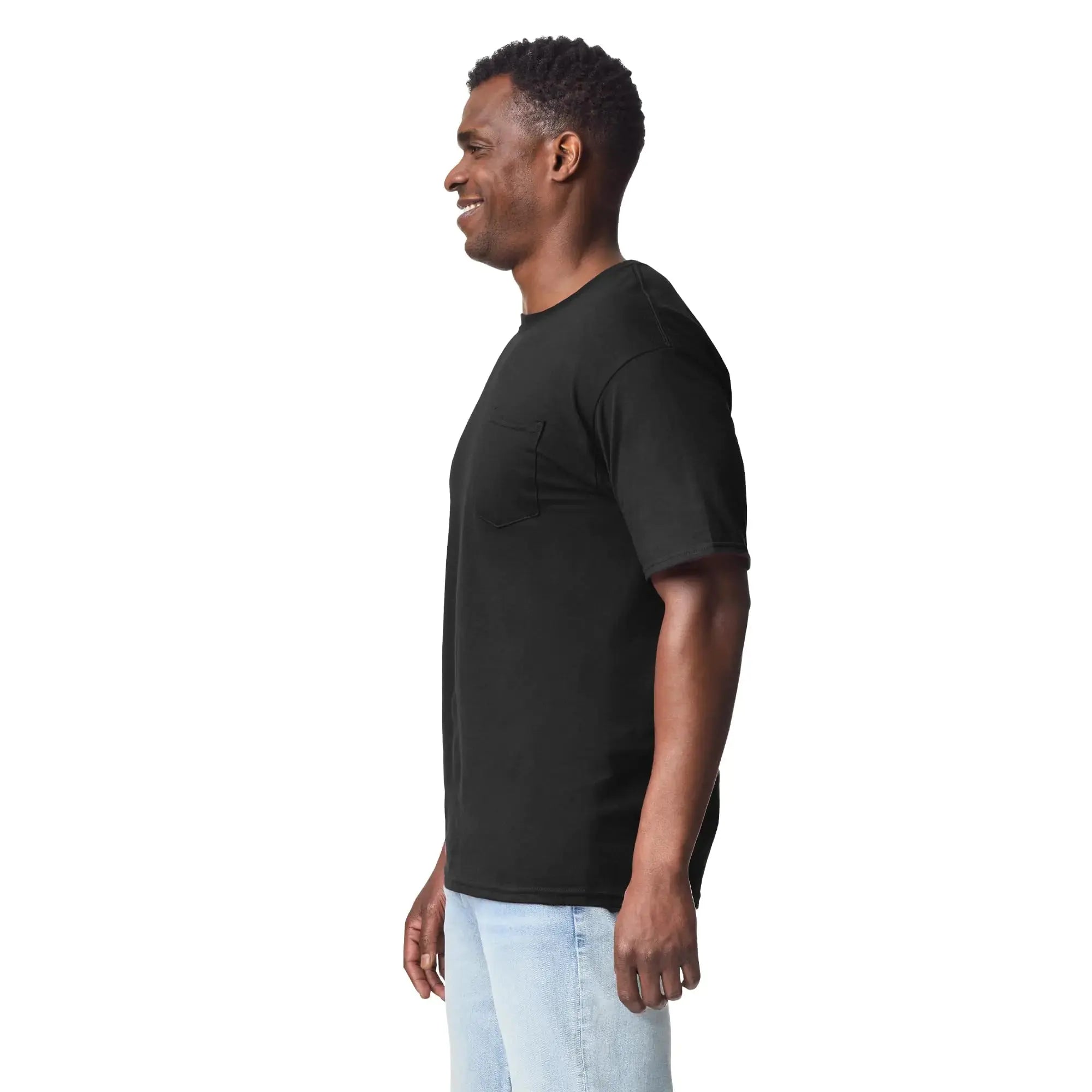 Gildan Adult DryBlend Workwear T-Shirts with Pocket, 2-Pack 3X-Large Black - Vivareflex Online