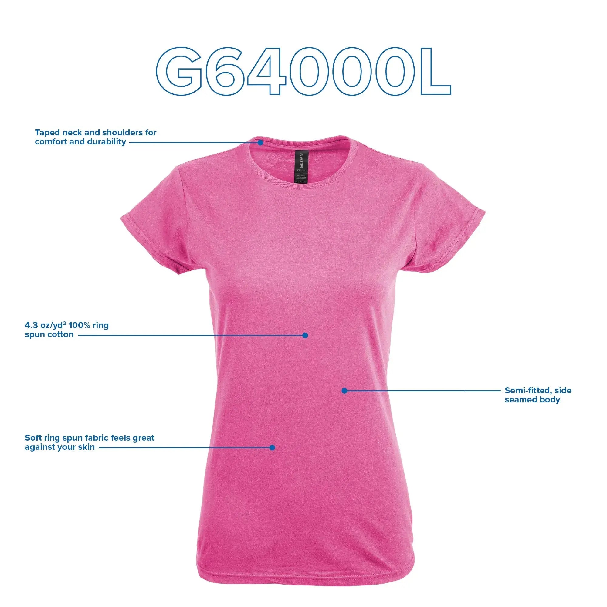 Gildan Women's Softstyle Cotton T-Shirt (2-pack) X-Large_Vivareflex_Online
