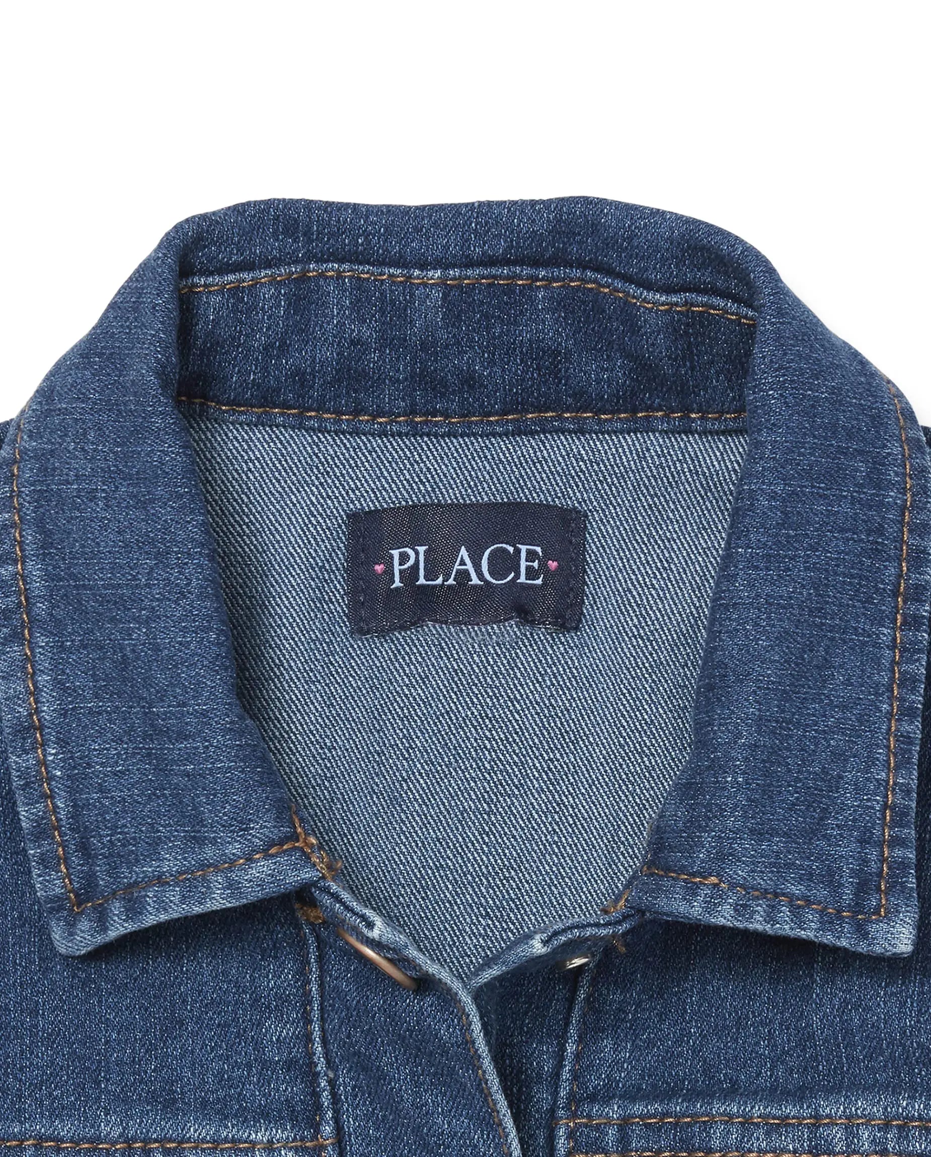 Girls' Basic Denim Jacket_Vivareflex_Online