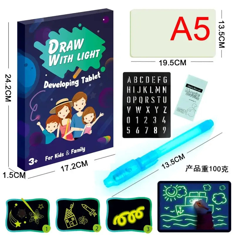 Glow Drawing Board Kit - Vivareflex Online