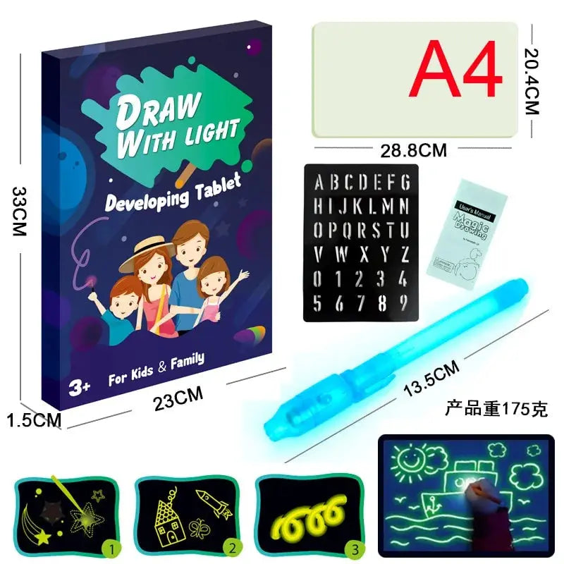 Glow Drawing Board Kit - Vivareflex Online