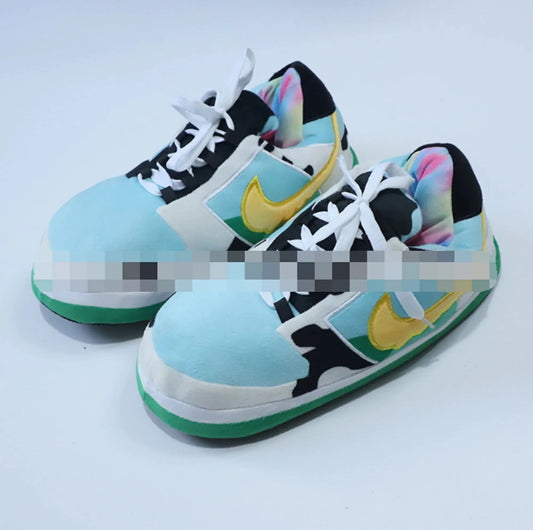 Glowing Cotton Slippers for Men and Women - Warm, Spoof "Back to the Future" Design, Winter Home Shoes Vivareflex Online