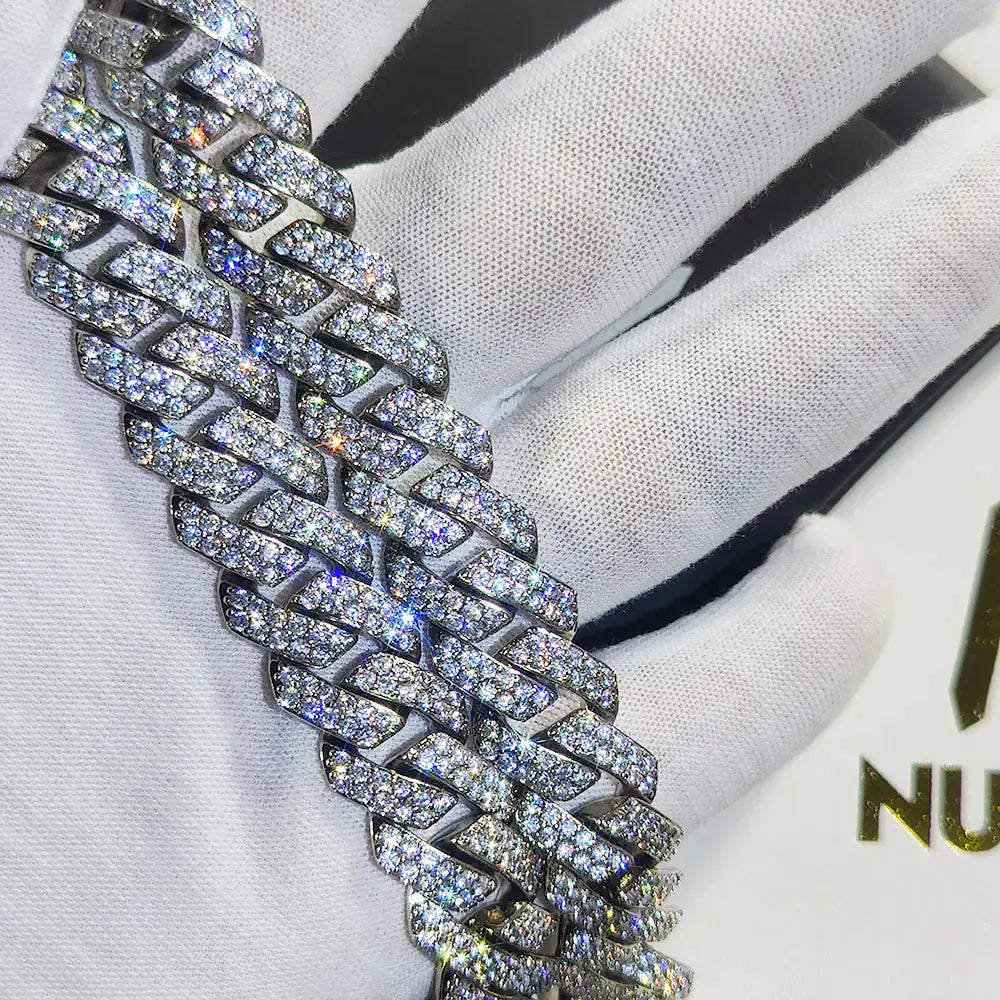 Gold Plated Iced Out Chain for Men and Women Cuban Chain Necklace Vivareflex Online